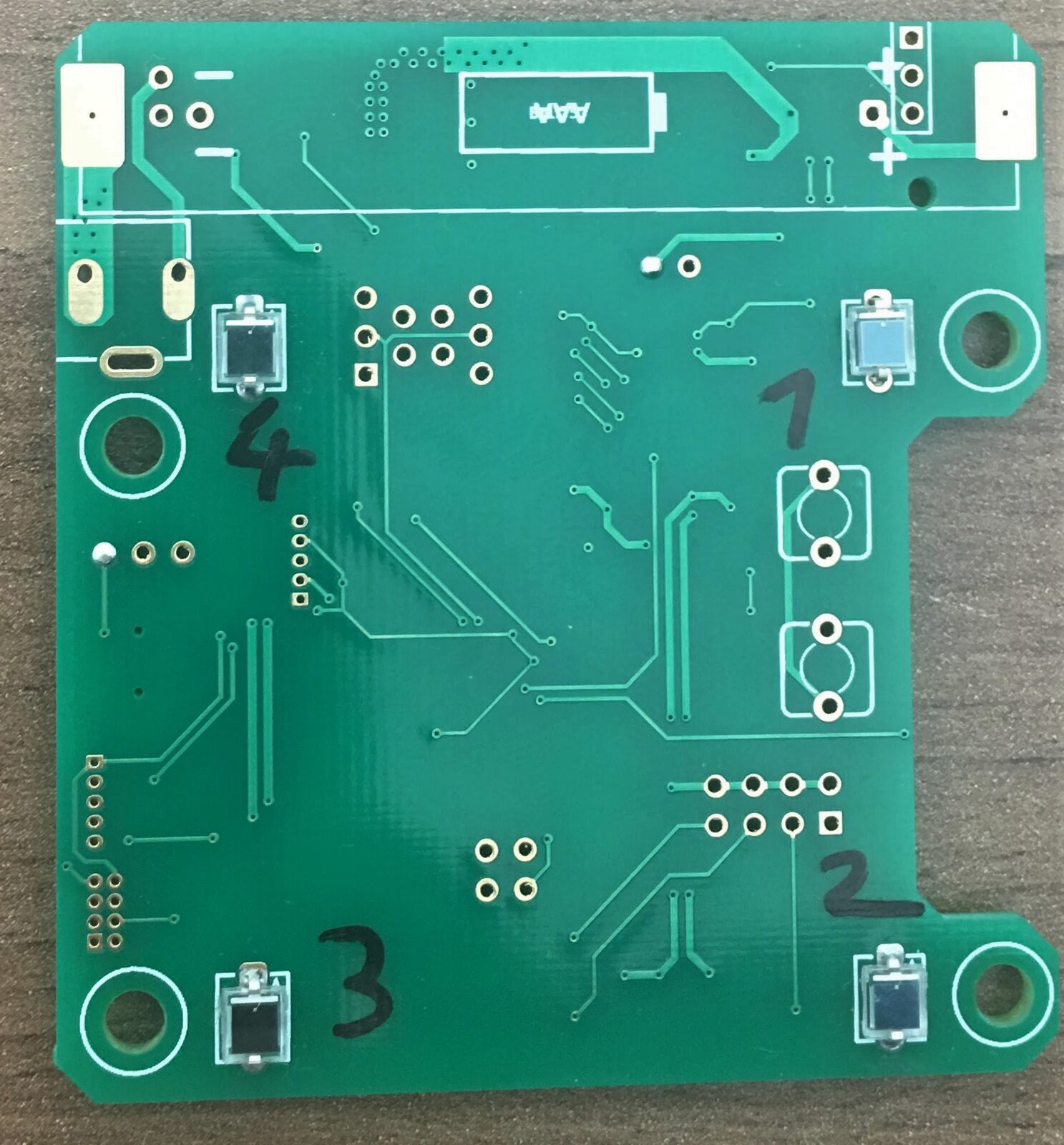 Receiver board, bottom