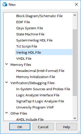 New File